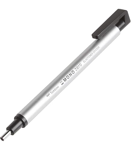 Amazon.com : Tombow Holder Eraser, Mono Zero Round Shapre